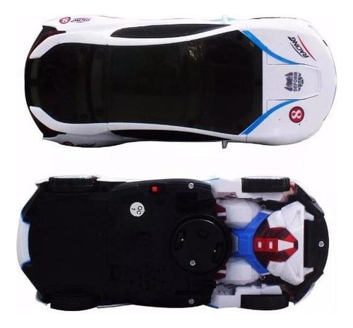 Carro 3d Vira Robo Emite Som E Luz Transformes Carrinho Bmw