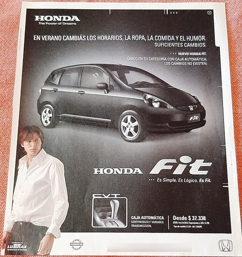 Honda Fit 2004 2005 2006 Publicidades