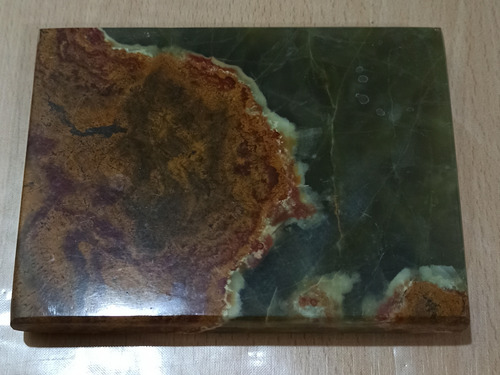 Recorte Base Mármol Onix Verde Oscuro (Usado)