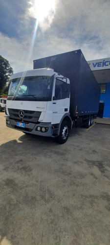 Mb Atego 2426 6x2, Ano 2017/18 Com Baú De 9 Mts De Comp.