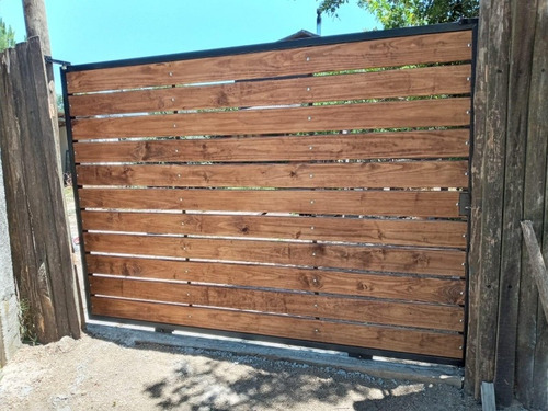 Portones En Hierro Y Madera