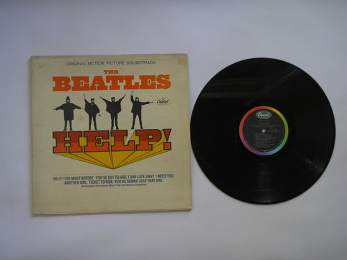 Lp Vinilo The Beatles Help Bnada Sonora  Printed Usa 1965