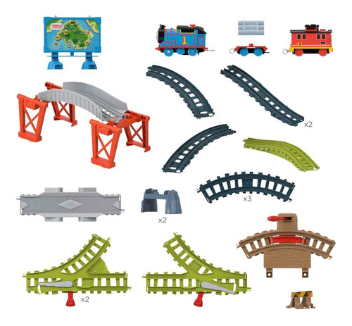 Thomas & Friends Pista De Trenes Interactivos De Bruno Hyp45