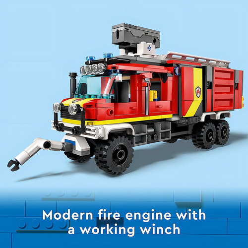 Unidad De Comando De Bomberos Lego City 60374, Set De Juguet