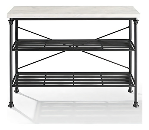Crosley Furniture Cf6130-mb Madeleine Consola Mesa De Acero