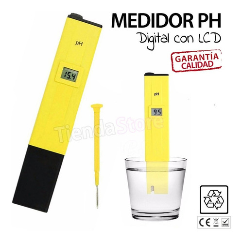 Imagen 4 de 6 de Peachimetro Phmetro Medidor Ph Digital Calibrado Tester Loc