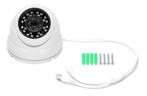 Cámara De Seguridad 1080p Dome Ir Ahd Outdoor Pal System 24l