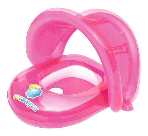 Asiento Bebe Flotador Techo Protector Bestway 34091 - Luico