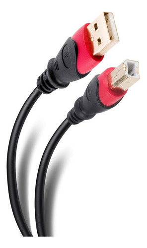 Cable Elite Usb A Usb Tipo B De 3,6 M Reforzado, | Usb-4903 Color Negro