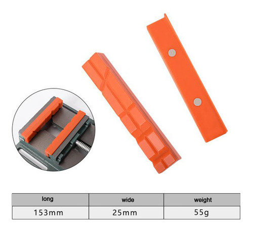 2 Banco De Tornillo De Co Almohadillas De Mandíbula Soporte