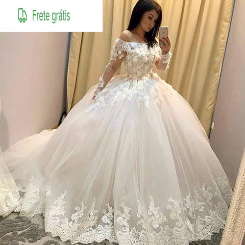 vestido de noiva princesa mercado livre