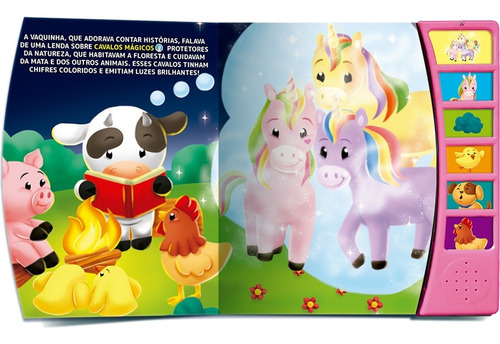 Livros Infantis Coleção Amiguinhos Sonoros Kit Com 6 Livros