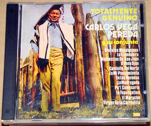 Carlos Vega Pereda - Totalmente Genuino - Cd Bajado De Lp 