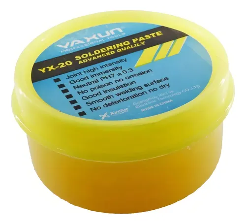 Pasta de soldadura Yaxun Yx-20, 20 unidades, 75 g, alta calidad
