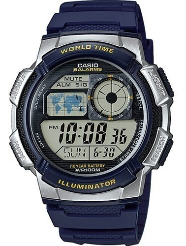 Reloj Casio Ae-1000 Goma Última Colección Original 