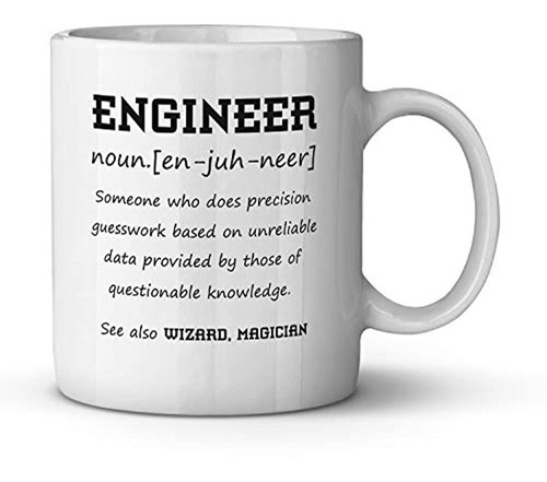 Ingeniero Definición Funny Regalo Taza De Café