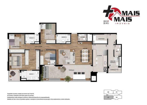 Imagem 5 de 7 de Sartoria, Apartamento No Taquaral, Campinas, 155m² - Asartori15