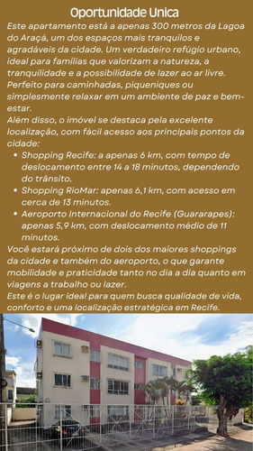 Apatamento 73m2 - Imbiribeira A 500m Da Lagoa Do Araçá E Da Nova Ponte Com A Av. Recife