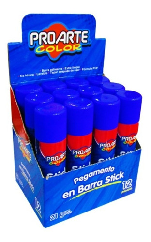 Pack 24 U/ Pegamento En Barra Stick 8 Grs Proarte 