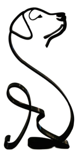 Escultura De Arte Estatua 16,9x8,6 Cm Negro 16,9x8,6 Cm