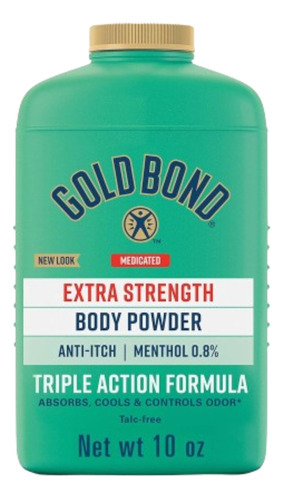 Gold Bond Polvo Corporal Extra Fuerte Sin Talco Medicado