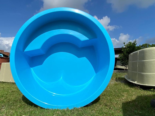 Piscina De Fibra Redonda 2.10x0.80 Completa