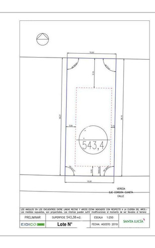 Imagen 2 de 4 de Terreno - Santa Lucia