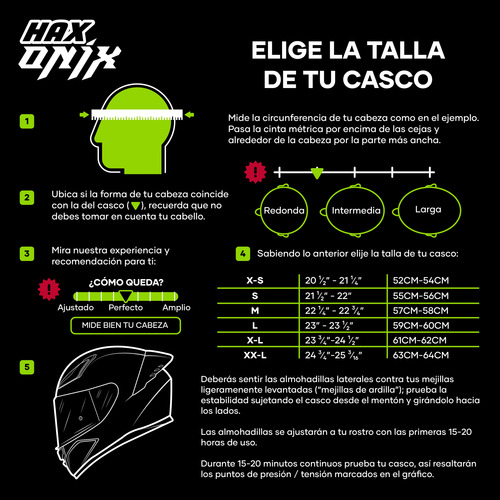 Casco Moto Hax Onix Scarface Integral Brillo Negro Dot Ece Negro Jaguar Xl