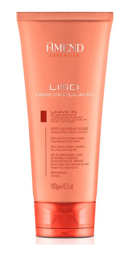 Amend Expertise Liso Descomplicado Leave-in Suavizante 180 G