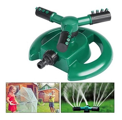 Aspersor Riego Automático Césped Jardín Regador Giratorio