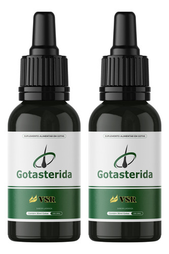 Gotasterida Original 30ml - Suplemento Alimentar Capilar Dht Blocker