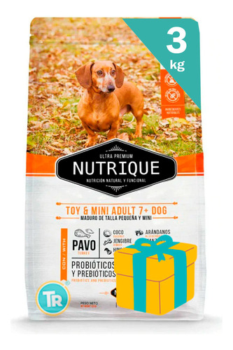 Ración Nutrique Perro Adulto Pequeño + Obsequio Y E. Gratis