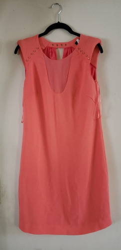 Vestido Corto Color Melon Zara Woman Talla Xs