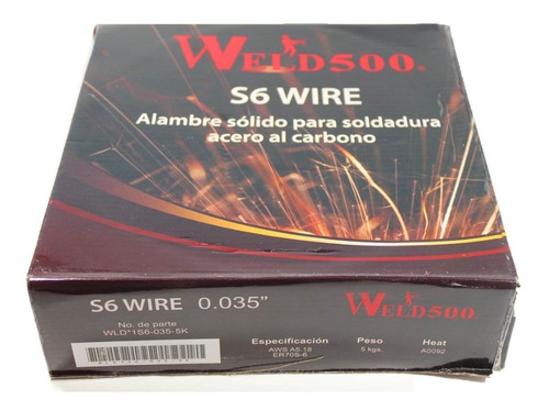 Alambre Para Acero Al Carbono (con Gas) S6 Wire- Weld 500