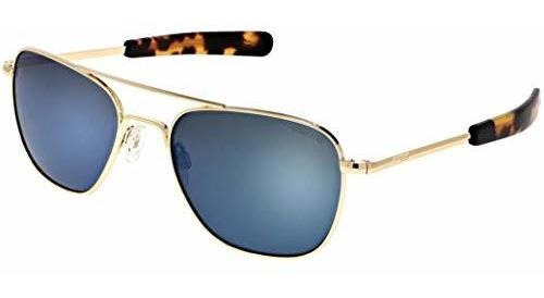 Lentes De Sol - Randolph Gold Classic Aviator Sunglasses For