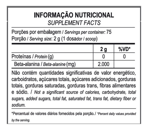 Beta-alanina Performance Pura (150g) - Max Titanium