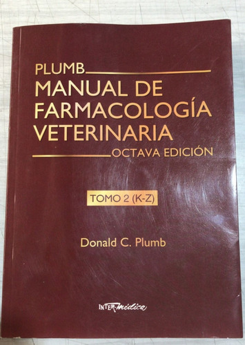 Manual De Farmacologia Veterinaria 2 - Plumb - Intermedica