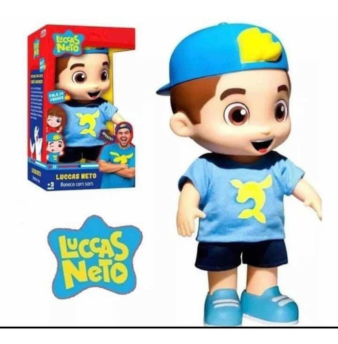 Boneco Lucas Neto Fala 14 Frases