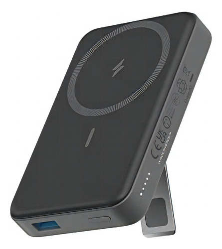 Anker 633 - Batería Magnética (maggo), Cargador Portátil Inalámbrico Plegable De 10.000 Mah, De Energía Usb-c De 20 W Para iPhone 14/14 Pro / 14 Pro Max, iPhone 13/12 Series. (negro)