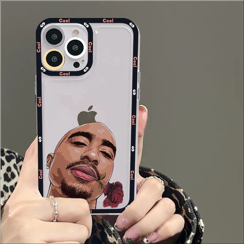 Funda De Teléfono Rapper 2pac Singer Tupac Para iPhone 11, 1