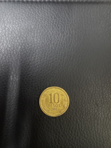 Moneda De $10, Año 1990 
