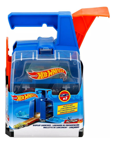 Hot Wheels Transportador Y Lanzador Action Incluye 2 Autos 