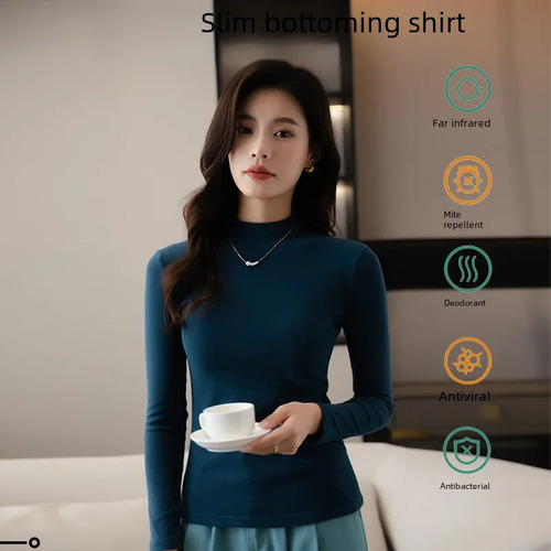 Camisa Slim Fit De Manga Larga Para Mujer Esea Otoño 2023
