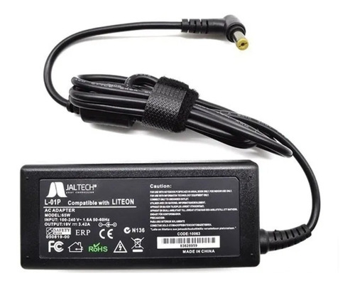 Cargador Para Acer 19v 3.42 Punta Amarilla