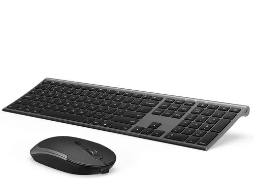 Vssoplor Gris Combo Teclado + Mouse Inalambrico