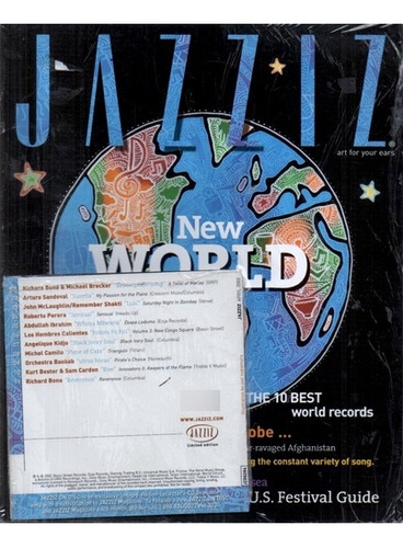 Revista Jazzis April 2002 Incluye Cd De Jazz Bona Brecker  