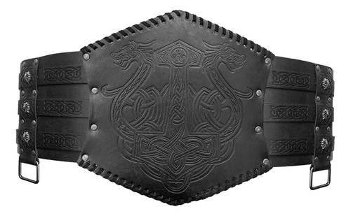 Faja Medieval Traje De Cinturón Hebilla De Metal Ajustable