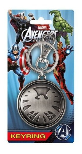 Marvel Vengadores Águila Logo Pewter Llavero