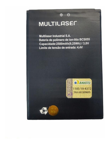Bateria Multilaser Bcs055 Ms60f P9055 Original Envio Já