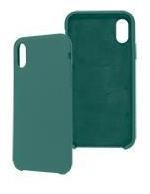 Funda Ghia De Silicon Color Verde Con Mica Para iPhone XS Ma